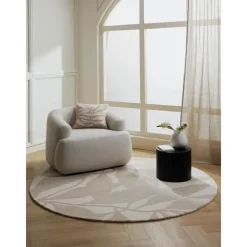 Tappeto Rotondo In Lana Taftato A Mano Lando*Westwing Collection Discount