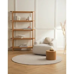 Tappeto Rotondo In Lana Taftato A Mano Aaron*Westwing Collection Best