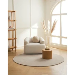 Tappeto Rotondo In Lana Taftato A Mano Aaron*Westwing Collection Best