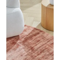 Tappeto Rotondo In Viscosa Tessuto A Mano Jane*Westwing Collection Discount