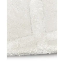 Tappeto Rotondo In Viscosa Con Motivo Rombi Shiny*Westwing Collection New