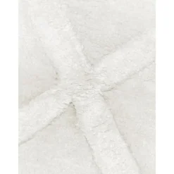 Tappeto Rotondo In Viscosa Con Motivo Rombi Shiny*Westwing Collection New