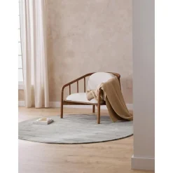 Tappeto Rotondo In Viscosa Fatto A Mano Jane*Westwing Collection Clearance