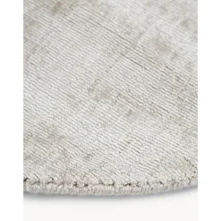 Tappeto Rotondo In Viscosa Tessuto A Mano Jane*Westwing Collection Fashion