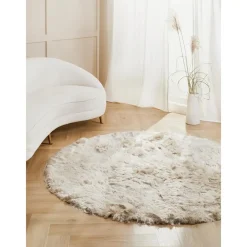 Tappeto Rotondo Lucido A Pelo Lungo Jimmy*Westwing Collection Sale