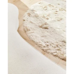 Tappeto Rotondo Lucido A Pelo Lungo Jimmy*Westwing Collection Sale