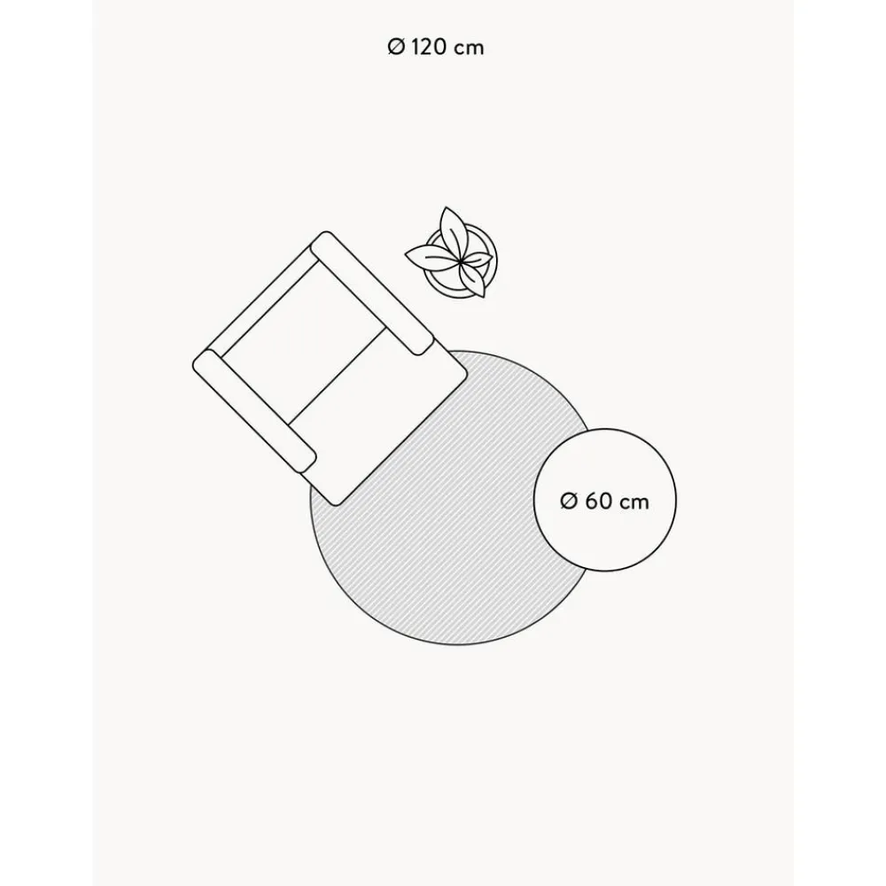 Tappeto Rotondo Morbido A Pelo Lungo Leighton*Westwing Collection Online