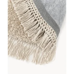 Tappeto Rotondo Soffice A Pelo Lungo Con Frange Dreamy*Westwing Collection New