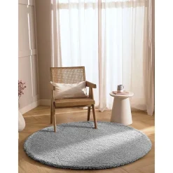 Tappeto Rotondo Soffice A Pelo Lungo Marsha*Westwing Collection Discount