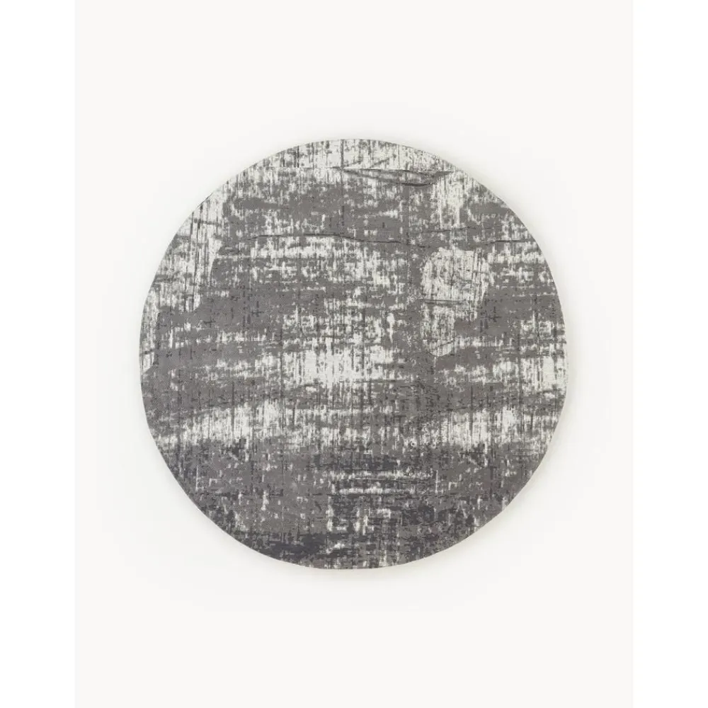 Tappeto Rotondo Vintage In Cotone Tessuto A Mano Luise*Westwing Collection Best