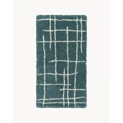 Tappeto Soffice Fatto A Mano A Pelo Lungo Color Petrolio Amelie*Westwing Collection Fashion