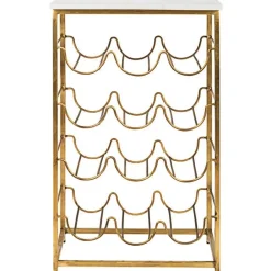 Tavolino Con Piano In Marmo E Portabottiglie Marmol*Bizzotto Sale