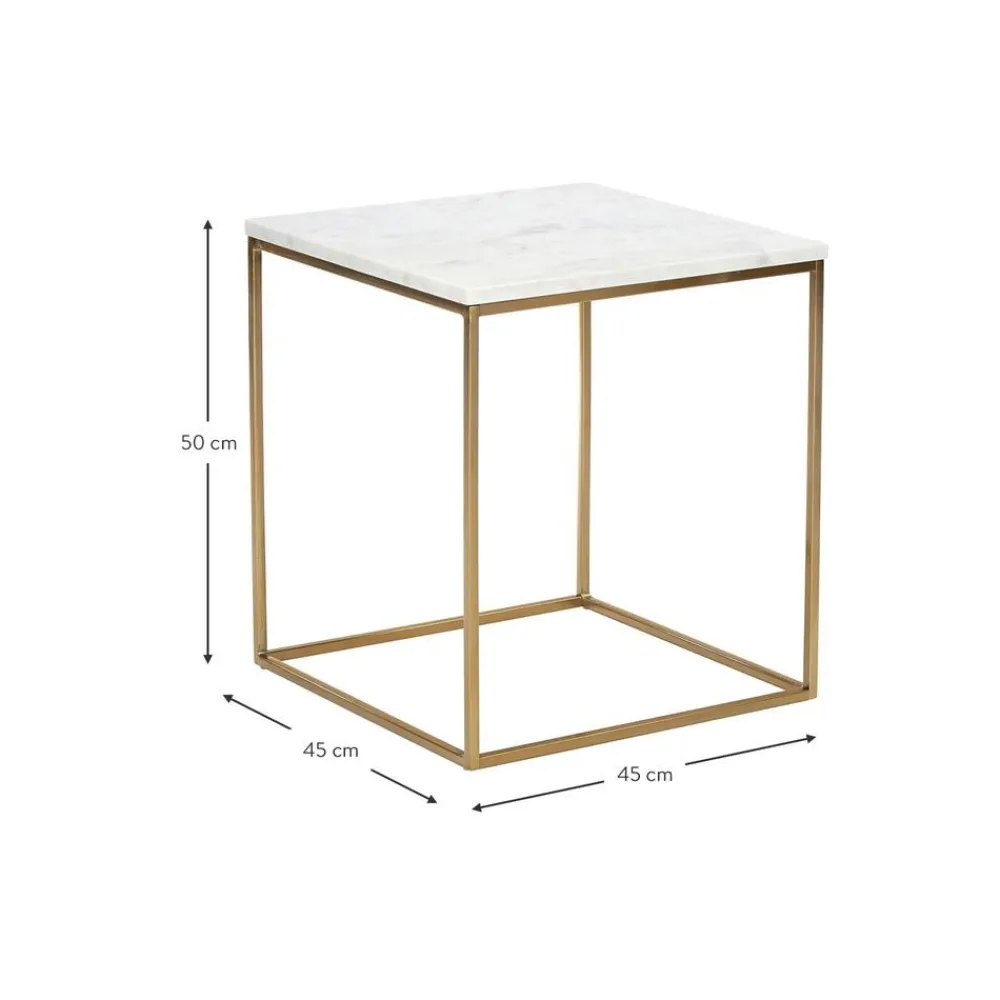 Tavolino Con Piano In Marmo Alys*Westwing Collection Fashion