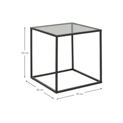 Tavolino Con Piano In Vetro Maya*Westwing Collection Fashion