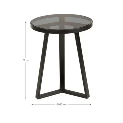 Tavolino Con Piano In Vetro Fortunata*Westwing Collection Clearance