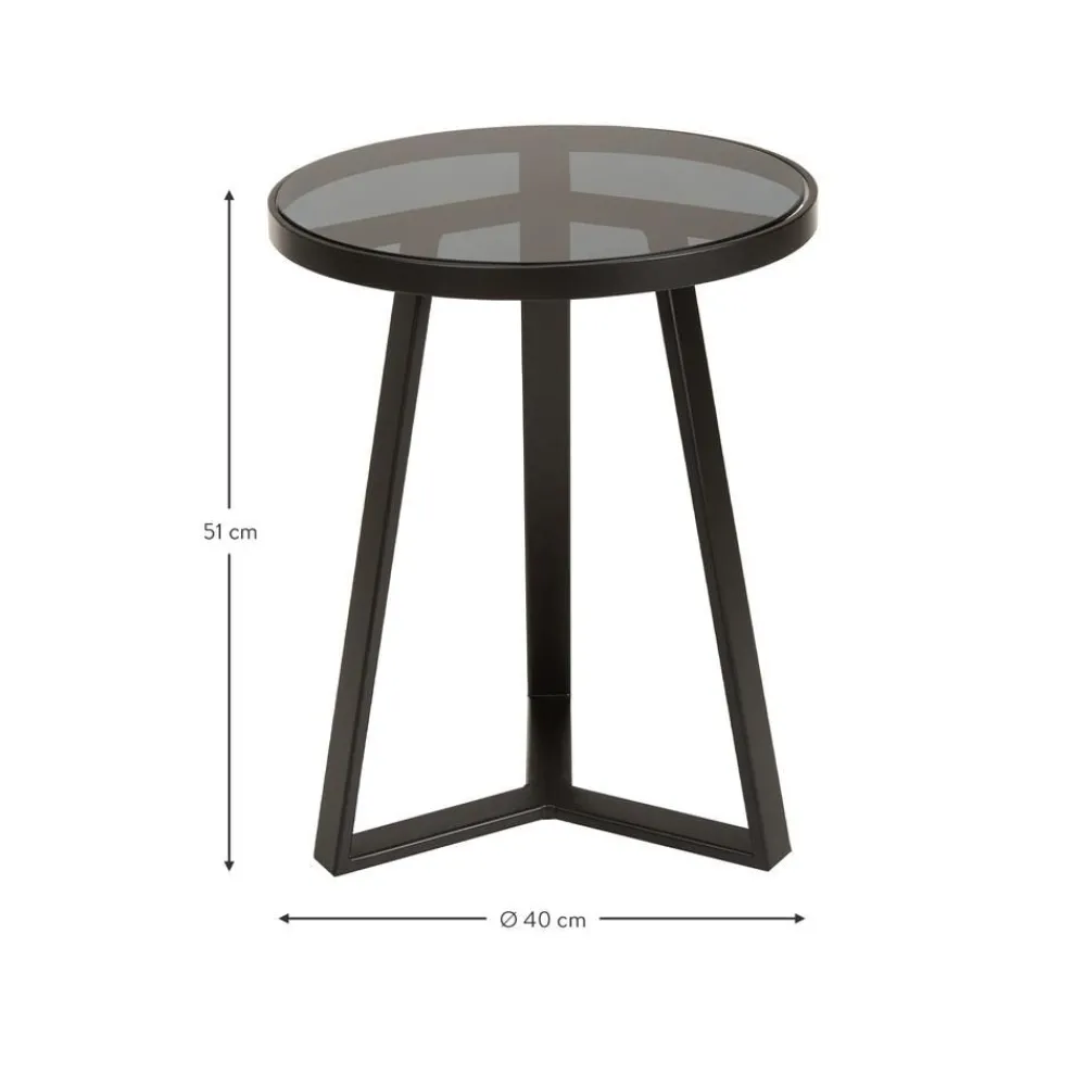 Tavolino Con Piano In Vetro Fortunata*Westwing Collection Clearance