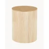 Tavolino Contenitore Rotondo In Legno Nele*Westwing Collection Best