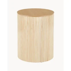 Tavolino Contenitore Rotondo In Legno Nele*Westwing Collection Best