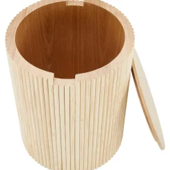 Tavolino Contenitore Rotondo In Legno Nele*Westwing Collection Best