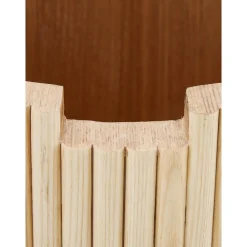 Tavolino Contenitore Rotondo In Legno Nele*Westwing Collection Best