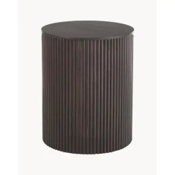 Tavolino Contenitore Rotondo In Legno Nele*Westwing Collection New