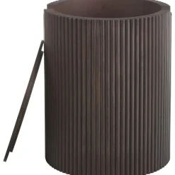 Tavolino Contenitore Rotondo In Legno Nele*Westwing Collection New