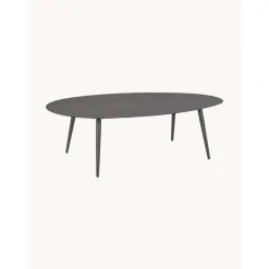 Tavolino Da Giardino Ovale Color Antracite Ridley*Bizzotto Best