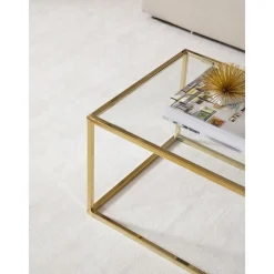 Tavolino Da Salotto Con Piano In Vetro Maya*Westwing Collection Hot