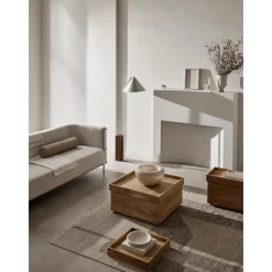 Tavolino Da Salotto Fatto A Mano In Legno Di Quercia Japanese*Kristina Dam Online