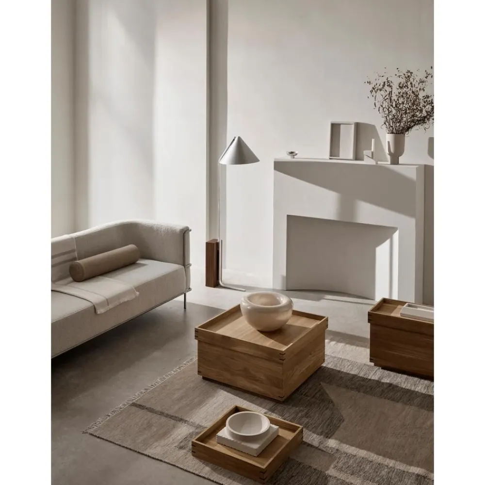 Tavolino Da Salotto Fatto A Mano In Legno Di Quercia Japanese*Kristina Dam Online