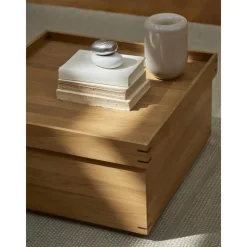 Tavolino Da Salotto Fatto A Mano In Legno Di Quercia Japanese*Kristina Dam Online