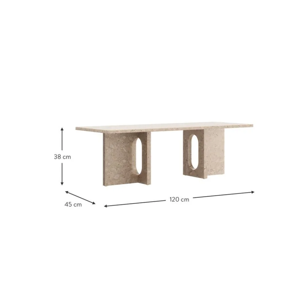 Tavolino Da Salotto In Arenaria Androgyne*Audo Copenhagen Outlet