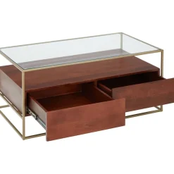 Tavolino Da Salotto In Legno Con Cassetti Theodor*Westwing Collection Outlet