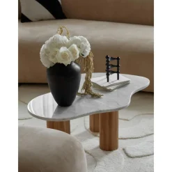 Tavolino Da Salotto In Marmo Dalla Forma Organica Naruto*Westwing Collection Discount