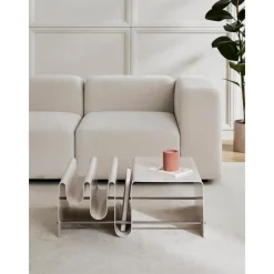 Tavolino Da Salotto In Metallo Con Portariviste Julia*Westwing Collection Fashion