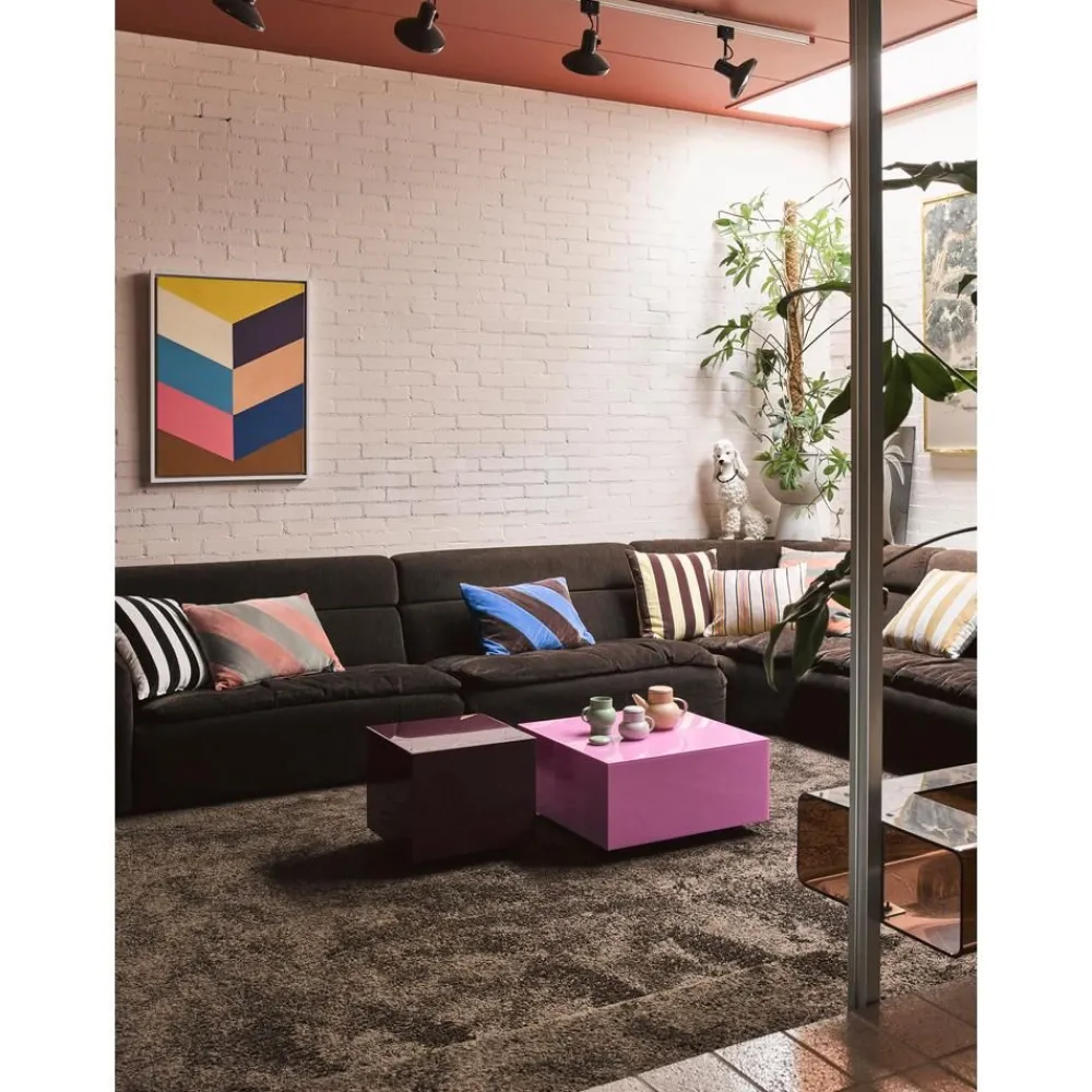 Tavolino Da Salotto In Vetro Con Effetto Specchio Block*HKliving Discount