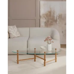 Tavolino Da Salotto In Vetro Dalla Forma Organica Pond*Westwing Collection Hot