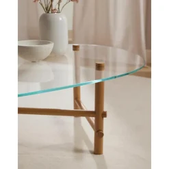 Tavolino Da Salotto In Vetro Dalla Forma Organica Pond*Westwing Collection Hot