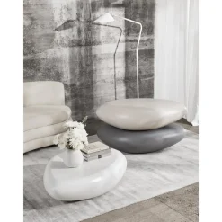 Tavolino Da Salotto Ovale A Forma Di Pietra Pietra*Westwing Collection Discount