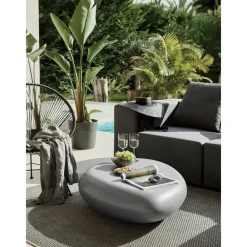 Tavolino Da Salotto Ovale A Forma Di Pietra Pietra*Westwing Collection Best