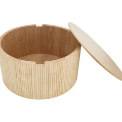 Tavolino Da Salotto Rotondo Con Contenitore Nele*Westwing Collection Hot