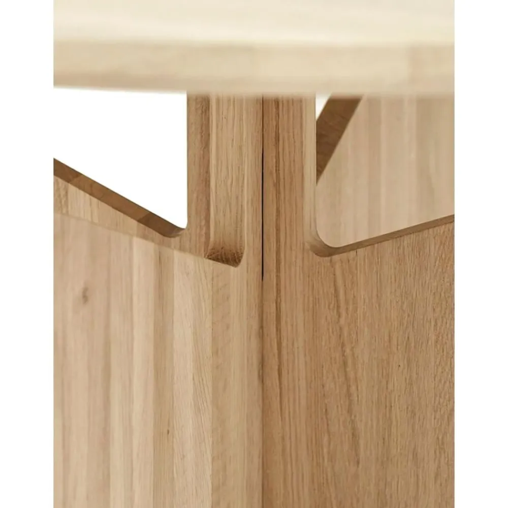 Tavolino Da Salotto Rotondo In Legno Di Quercia Future*Kristina Dam Fashion