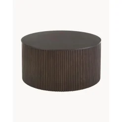 Tavolino Da Salotto Rotondo In Legno Con Vano Contenitore Nele*Westwing Collection Clearance