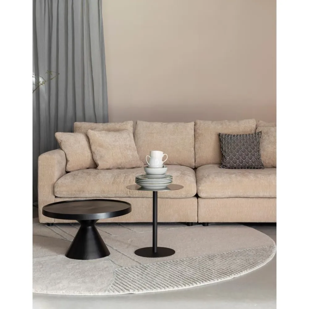 Tavolino Da Salotto Rotondo In Metallo Floss*Zuiver New