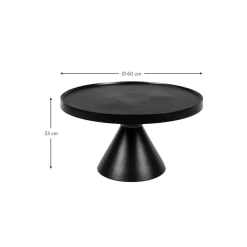 Tavolino Da Salotto Rotondo In Metallo Floss*Zuiver New