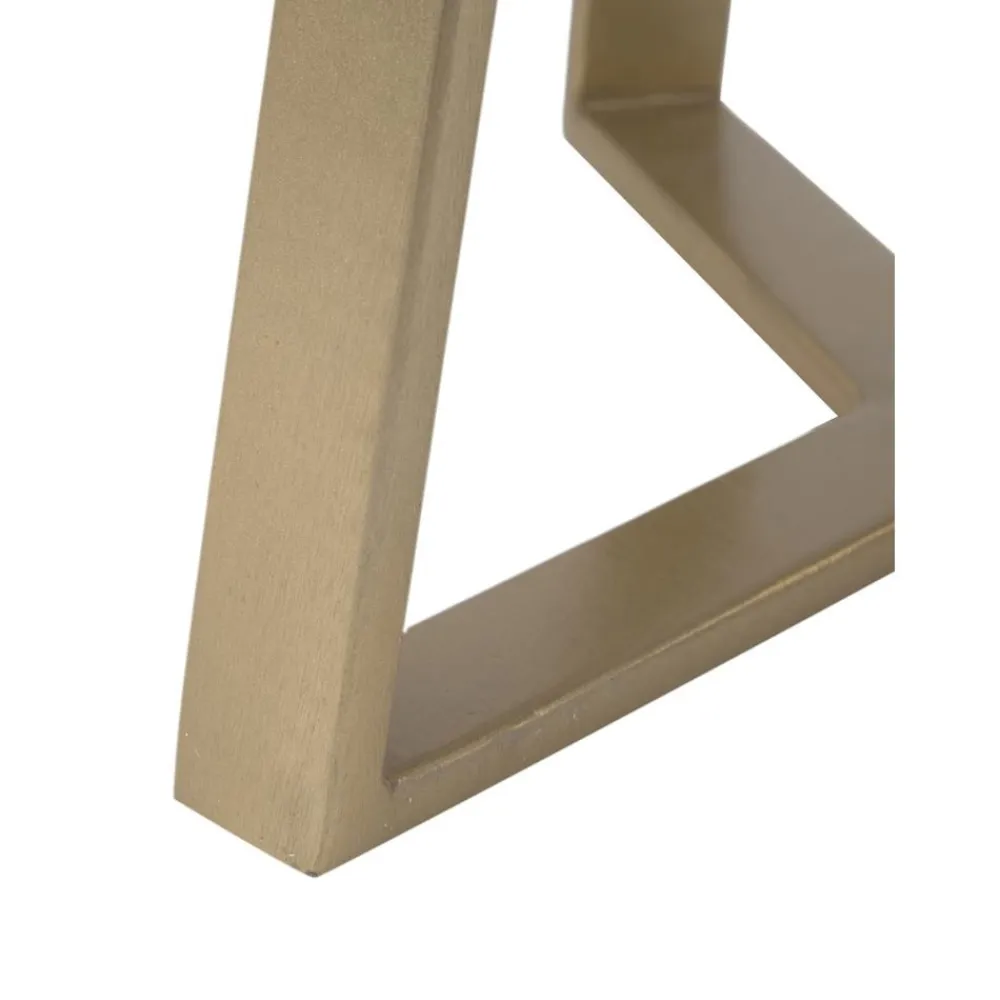 Tavolino Dorato Con Piano In Vetro Fortunata*Westwing Collection Discount