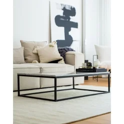 Tavolino Grande Da Salotto Con Piano In Marmo Alys*Westwing Collection Fashion