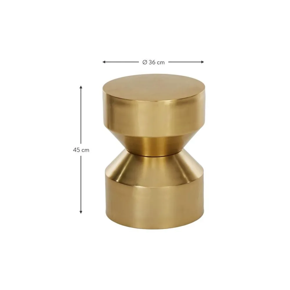 Tavolino In Metallo Dorato Juliana*Westwing Collection Best