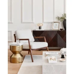 Tavolino In Metallo Dorato Juliana*Westwing Collection Best