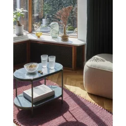 Tavolino Ovale In Marmo Nusa*Hübsch Outlet